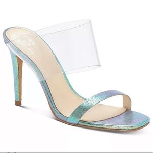 Vince Camuto Ashta Dress Sandals, blue multi color